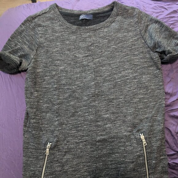 GAP Sweater Dress with Zipper Pockets - Charcoal Gray - Size S - Picture 1 of 3